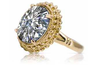 Ring Vintage Zirkon 14 Karat Gelbgold vrc068y